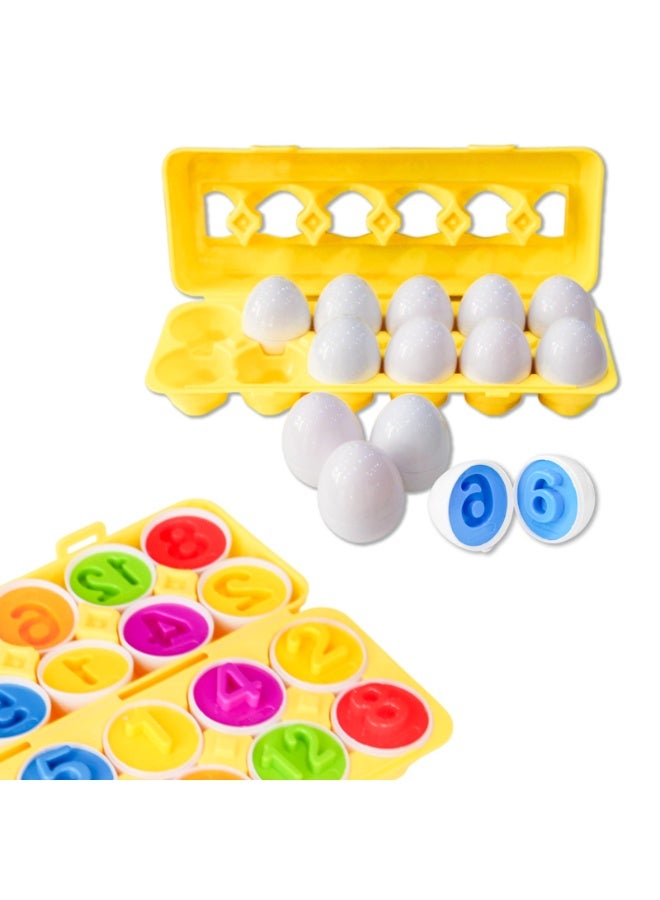 UKR Interactive Matching Egg Toy for Kids,Toddler Matching Egg Learning Educational Toy (Numbers) - Image 4